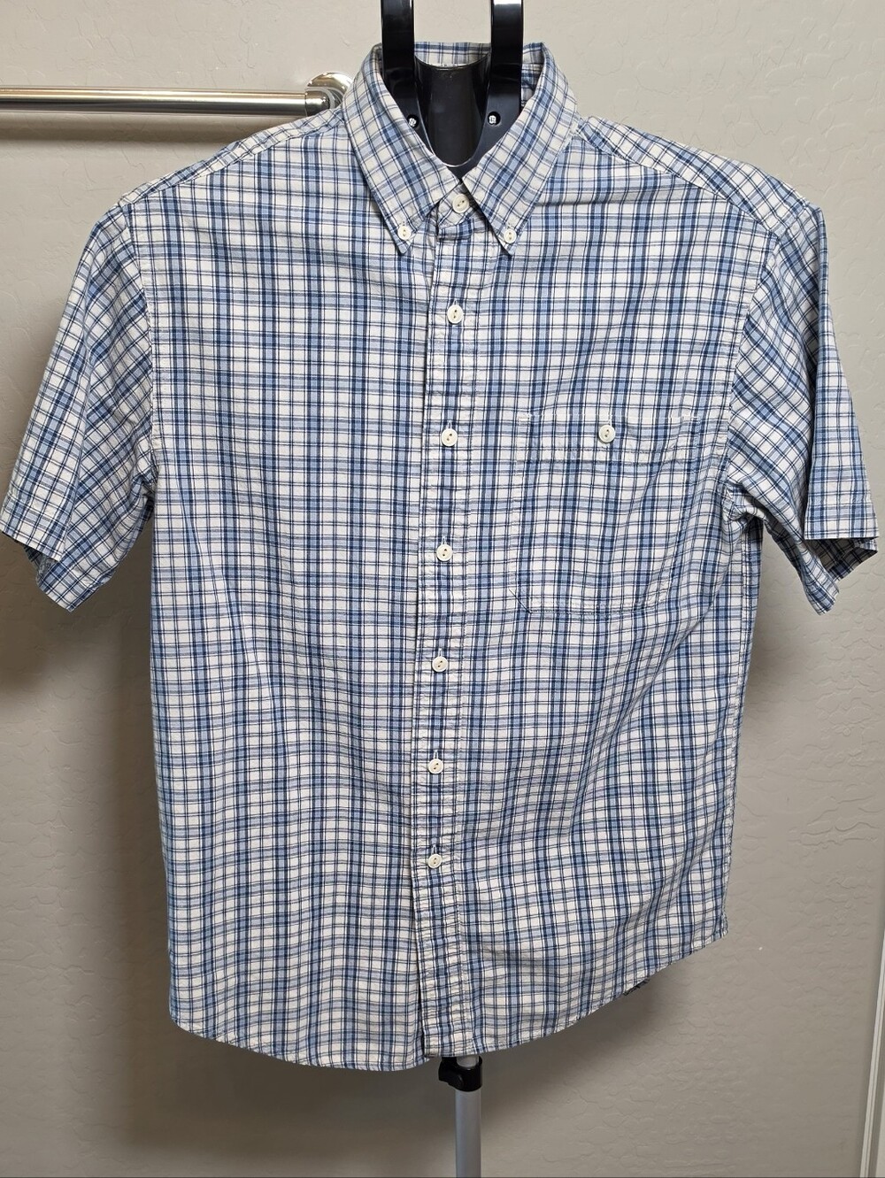 Mens L.L.Bean Men's Short-Sleeve Button-Down Shirt